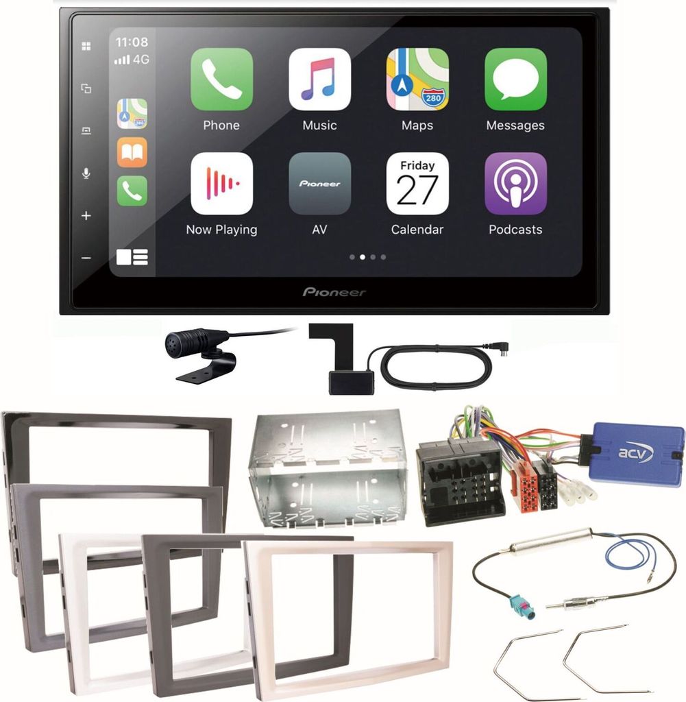 Pioneer SPH-DA250DAB DAB+ MP3 Einbauset für Opel Astra H Corsa D Zafira B Antara