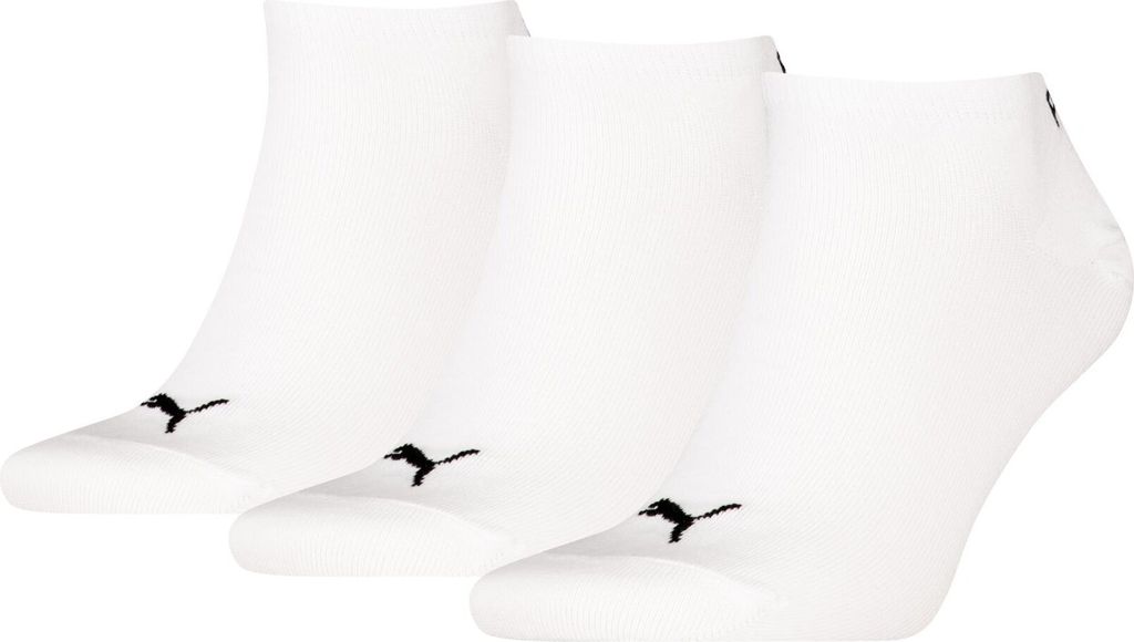Uni Sneaker schlicht 3er-Pack – Weiß – 47-49