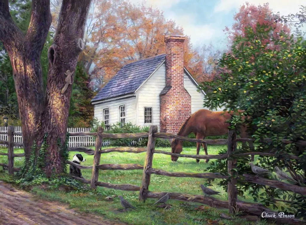 Puzzle Grafika haute qualité Chuck Pinson 2000 pièces paysage rural