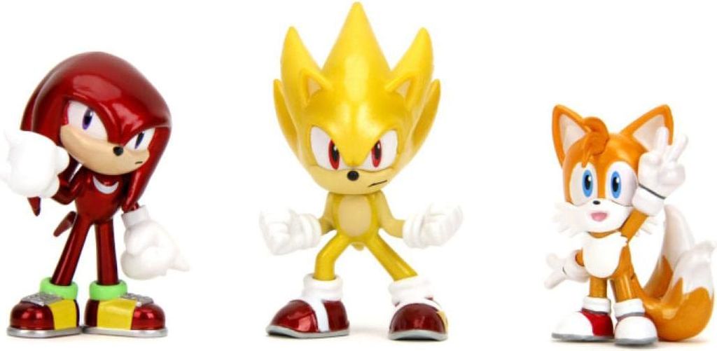 Mini Figury Diecast Sonic the Hedgehog 3-Pack 5 cm - Jada Immagine del prodotto 