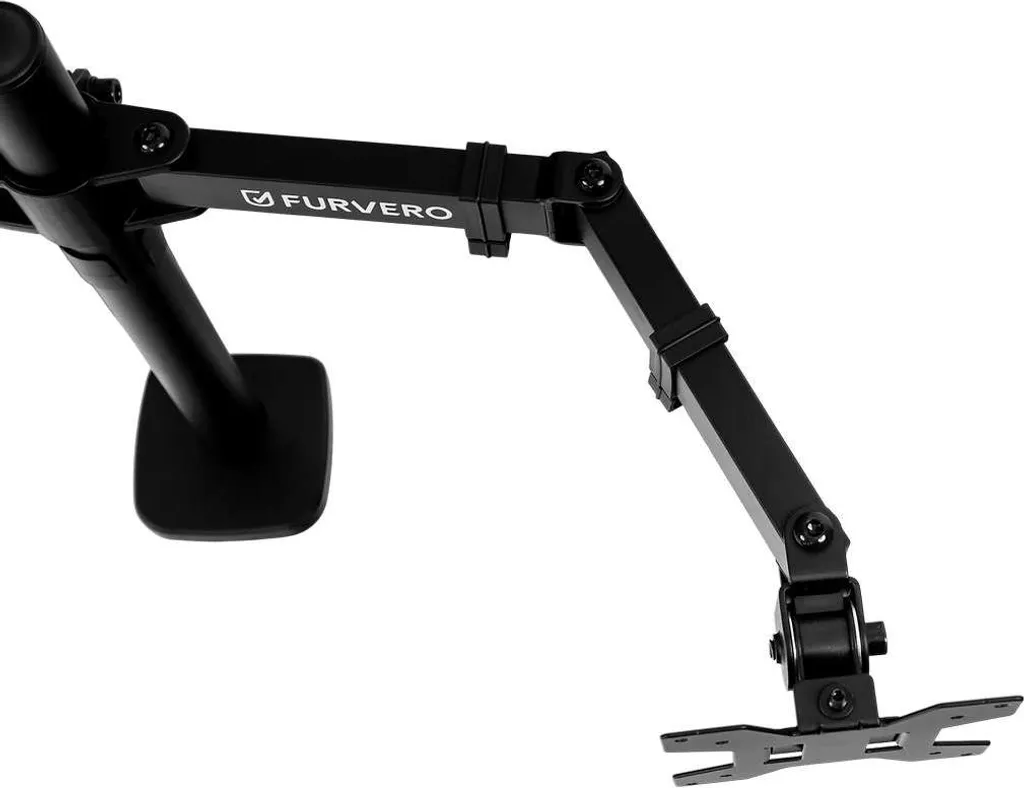 Libérez votre bureau : Support moniteur 2 bras noir pour PC et Mac - 4