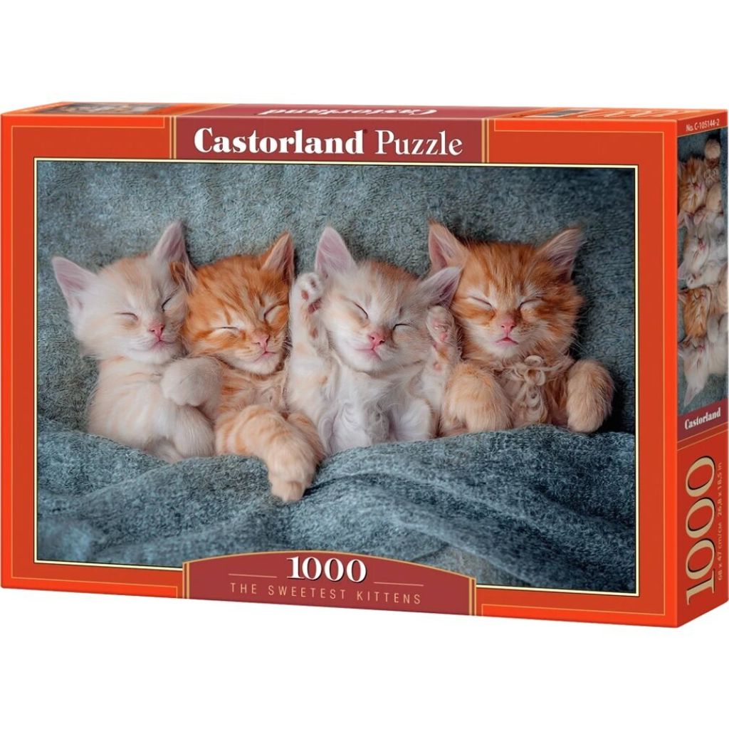 Puzzle 1000 Elemente. Die süßesten Kätzchen