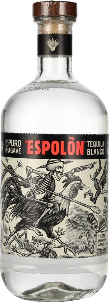 Espolón Tequila Blanco 100% Puro Agave 40% Vol. 1l Produktbild 