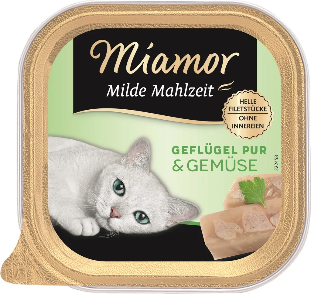 Miamor Pasti Delicati 100g x 16: Pollo e Verdure per Gatti Adulti