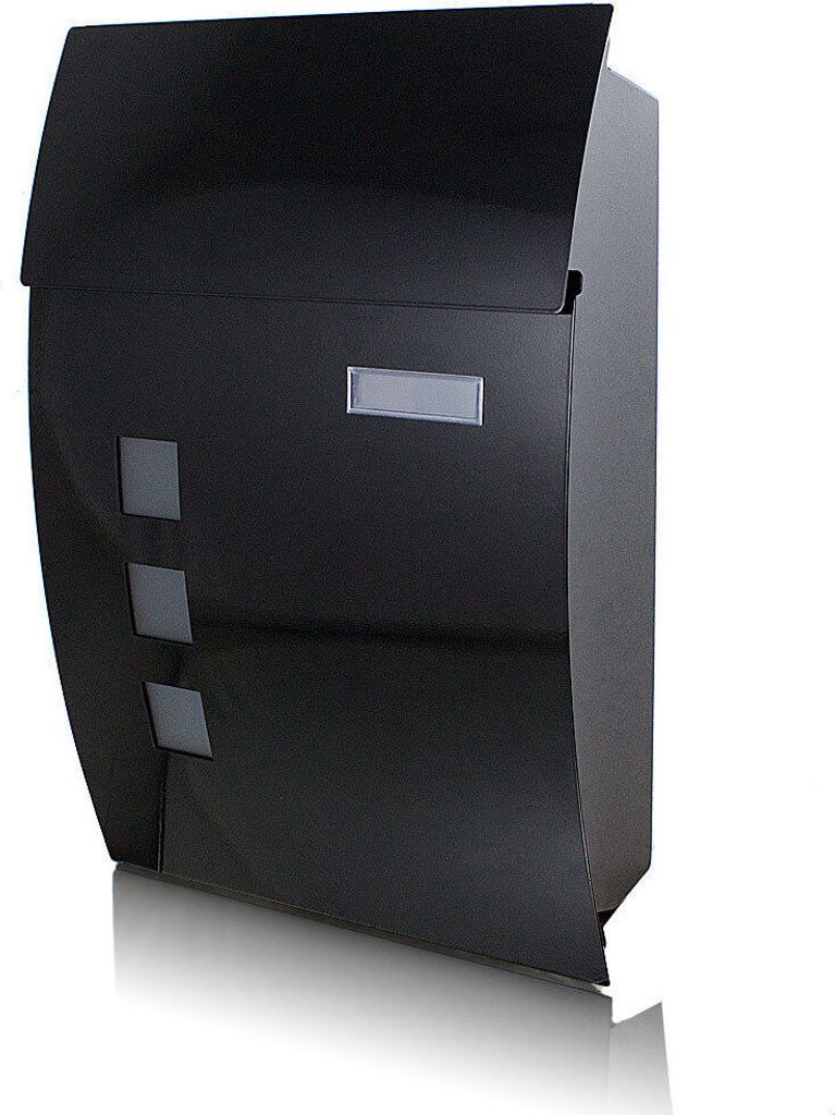 BITUXX Briefkasten mit Sichtfenster und Namenschild - Produktbild 1