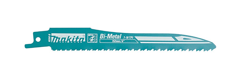 Makita B-05038-25 Reciprosägeblatt Bi-Metall 152 mm 7-18 (25Stk.)