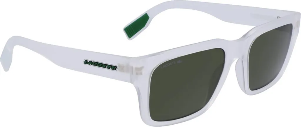 Lunettes de soleil de luxe Lacoste pour homme avec monture en acétate
