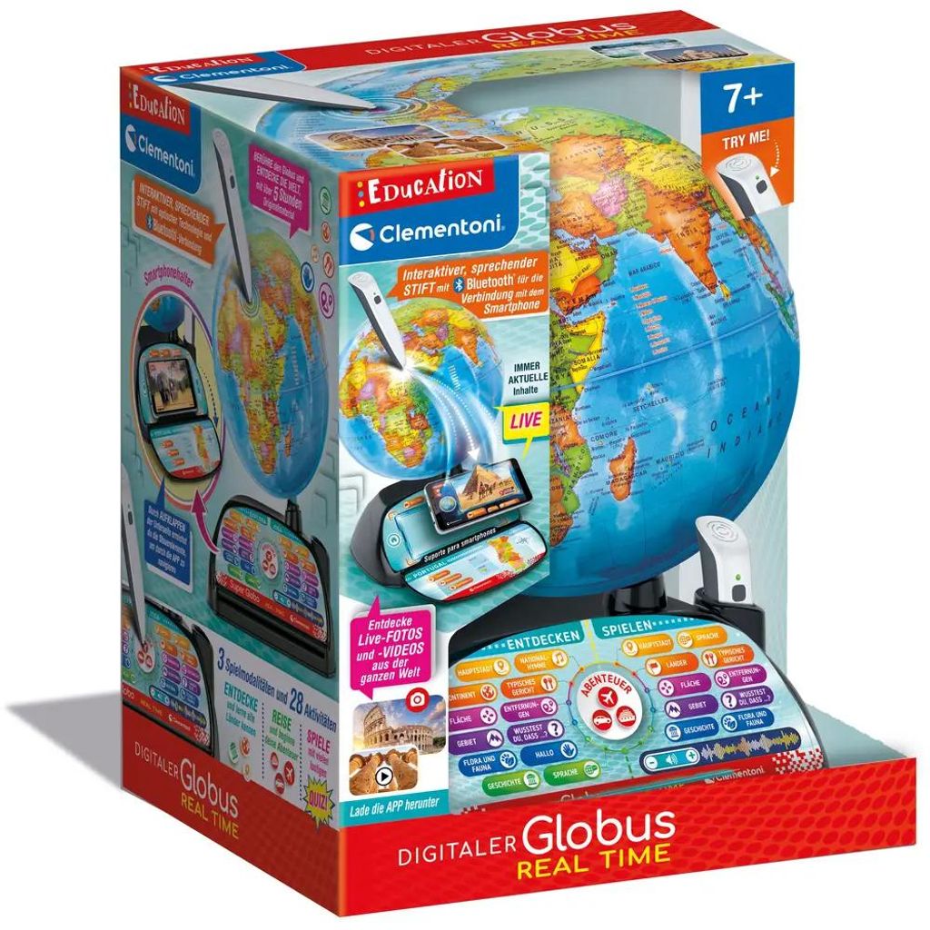 Clementoni Digitaler Globus Real-Time Produktbild 