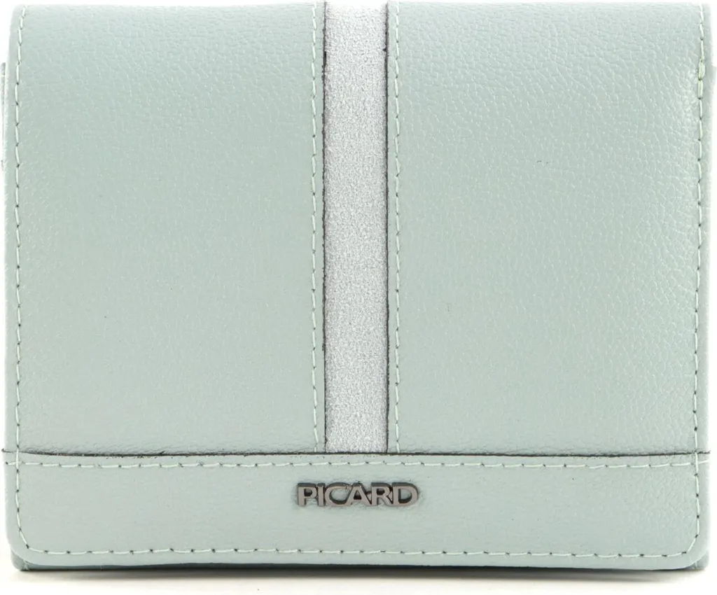 Portefeuille cuir bleu aqua Marie 1 Picard : finissez-en avec le désordre