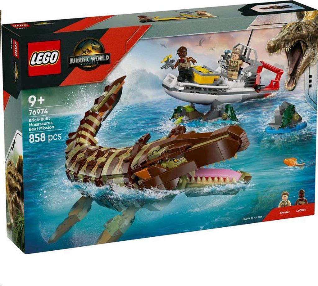 LEGO® Jurassic World™ 76974 Mosasauři: Mise na lodi Obrázek produktu 