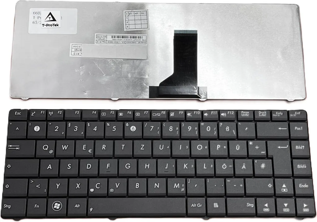 Clavier de Remplacement AZERTY pour Asus N43SN-1A - Touches Noires