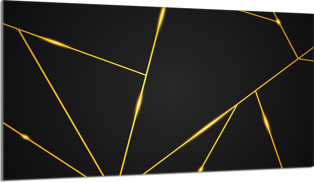 Glasschutzplatte für Herd 90x52 Schwarz