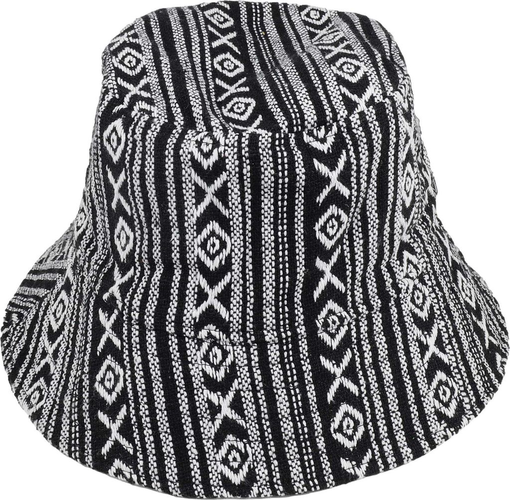 Fischerhut Bucket Hat Ethnomuster 4 Krempe Anglerhut Hut
