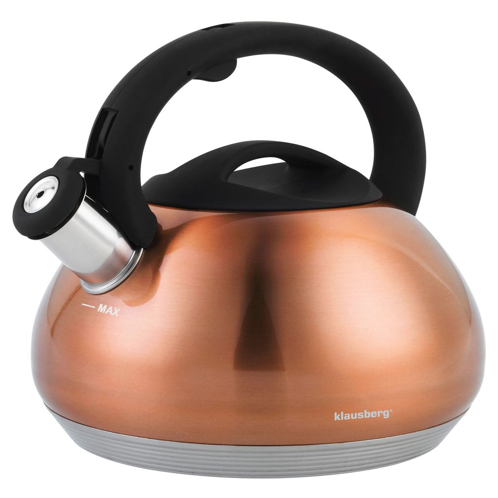 Klausberg Kessel Mit Pfeife 2.7L Kb-7385 Kupfer