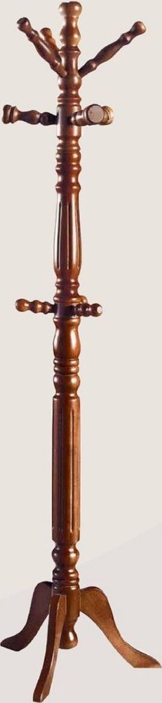 Casa Padrino Luxus Garderobenständer Braun Ø 43 x H. 173 cm - Massivholz Kleiderständer - Garderoben Möbel - Hotel Möbel - Luxus Kollektion - ...