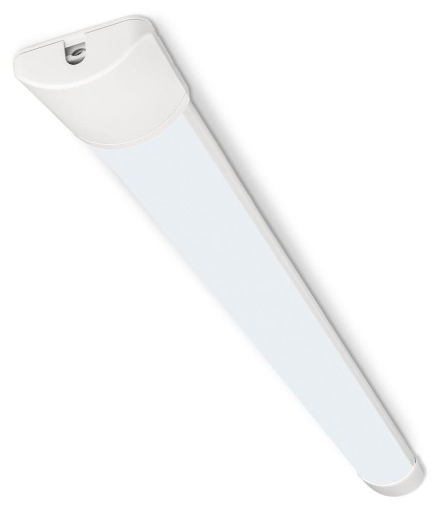 Briloner Unterbauleuchte Durchschleifbar 121,5cm 30W 3300lm 6500K Tageslichtweiß Erweiterbar Weiß - Arbeitsleuchte Küche Keller Werkstatt