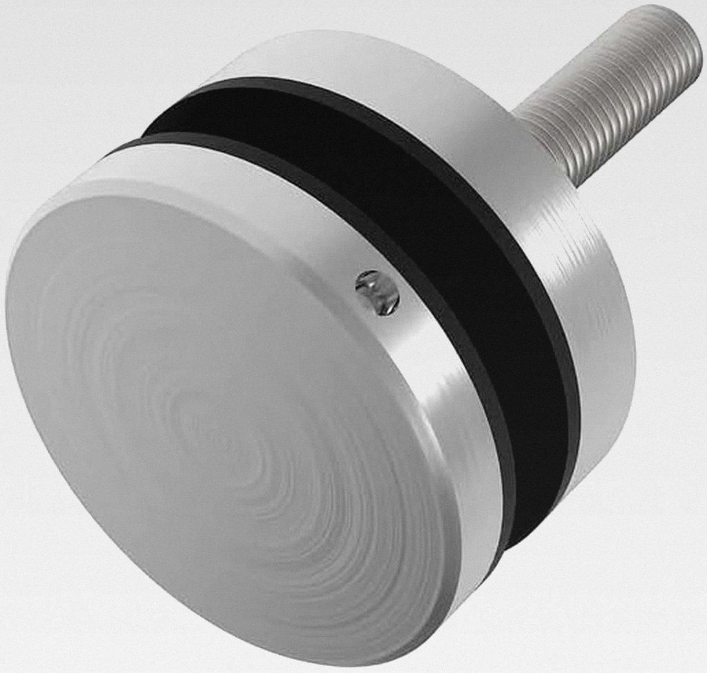 Edelstahl Punkthalter 50 mm Glas 8-17,52mm Glashalter Flex V2A Geländer Glasklemme Halterung Glasgeländer Halter für Glas Glasplatte Glaspunk...