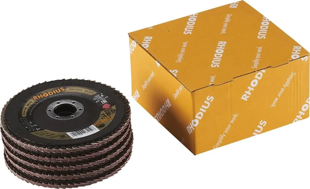 Rhodius 211313 JUMBO SPEED 125mm x 22.23mm Set 5 Dischi Lamellari