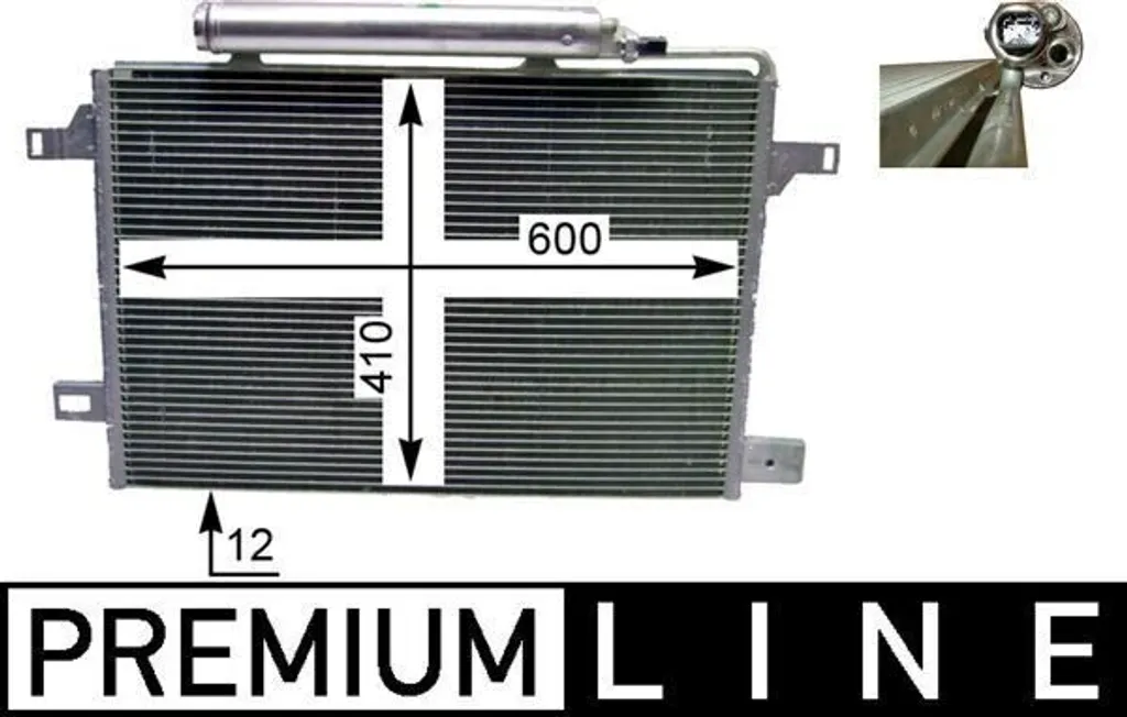 Condenseur climatisation aluminium HELLA 8FC 351 301-671 haute qualité