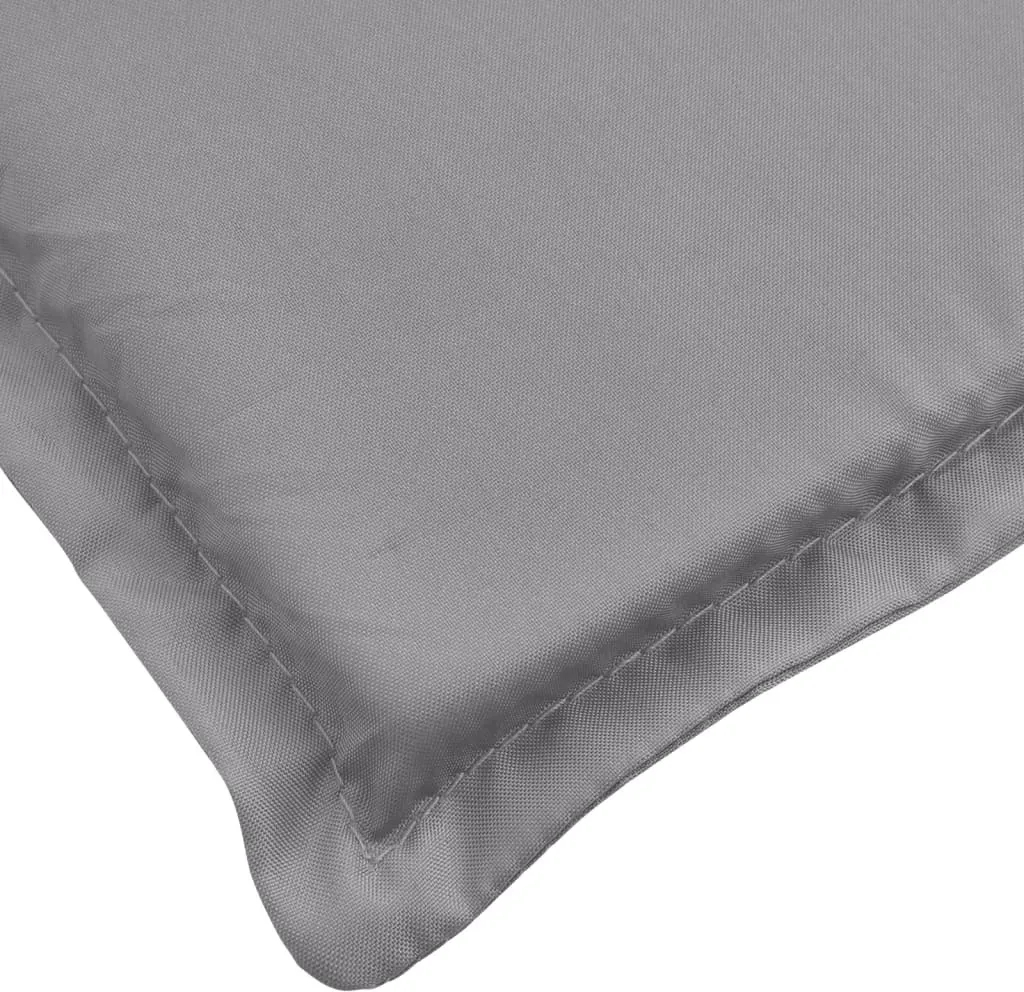 vidaXL Coprilettino Grigio 200x50x3 cm: Comfort Oxford per Esterni - 7