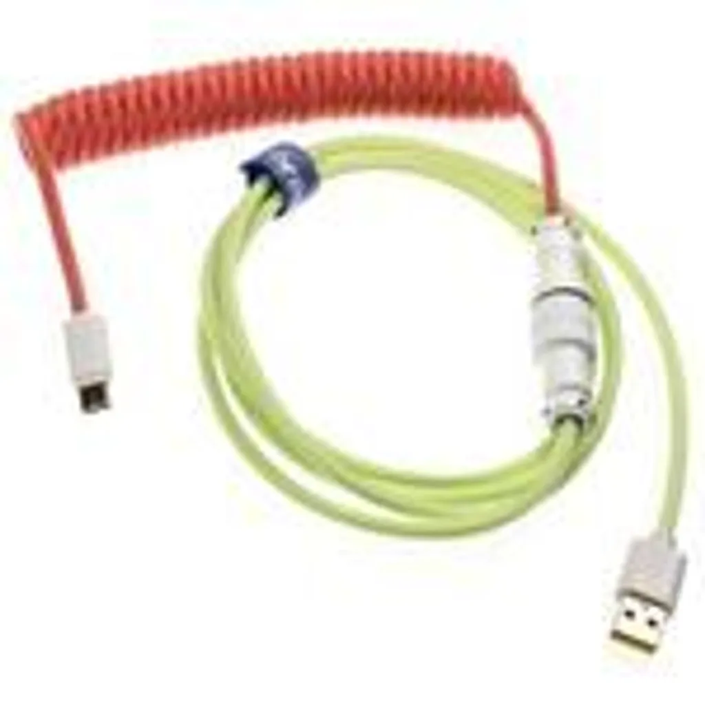 Câble Spiralé USB-C Ducky Premicord pour Setup Gaming Pro et Bureau Net