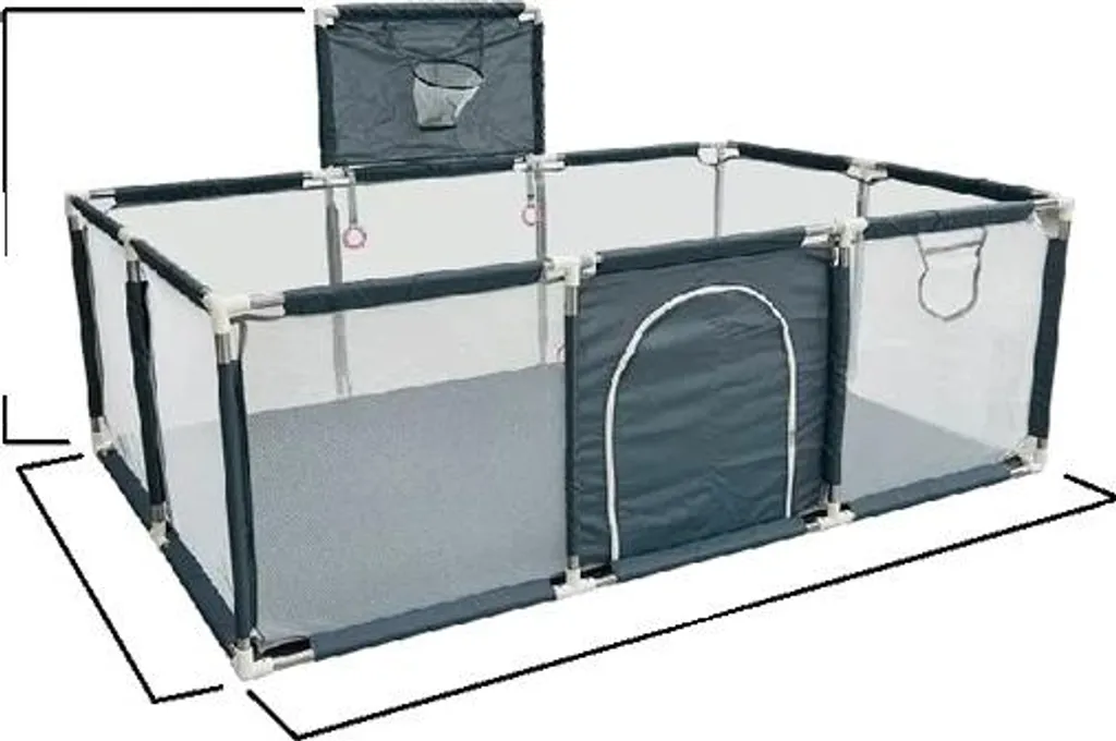 Parc bébé sécurisé uni à panneaux larges pour protection maximale