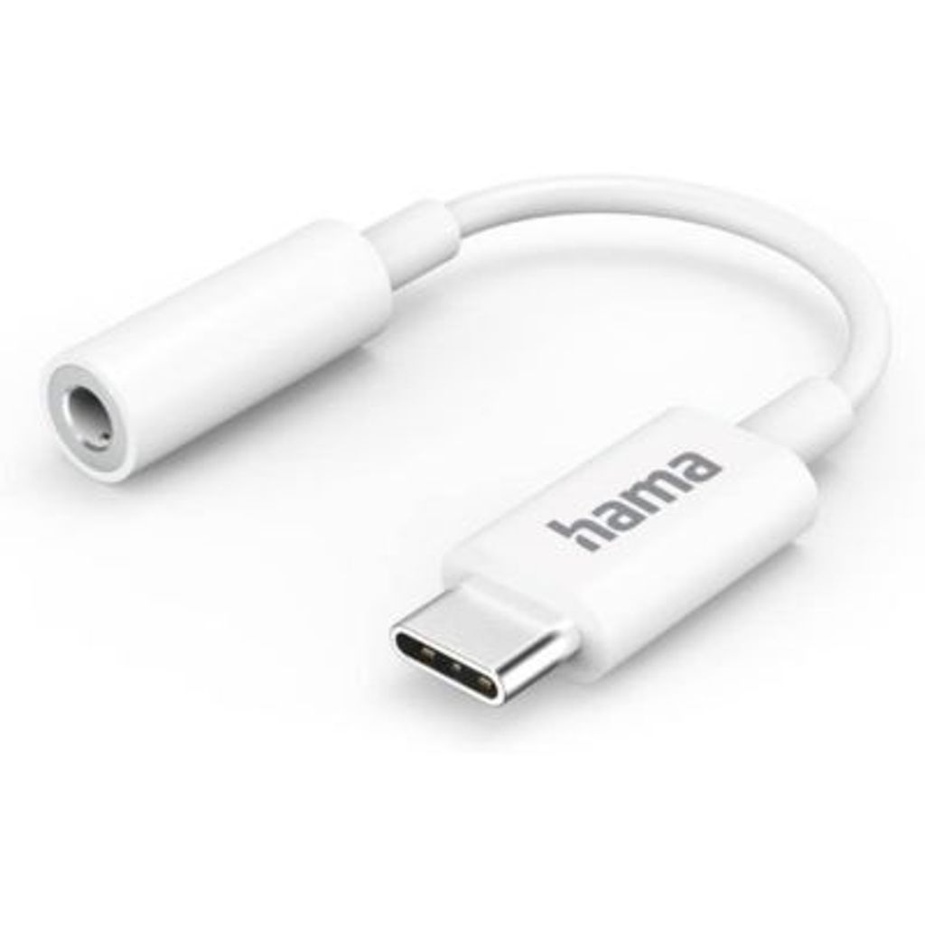 Hama 00183307, 0,095 m, USB C, 3.5mm, Weiß, Männlich, 195 Produktbild 