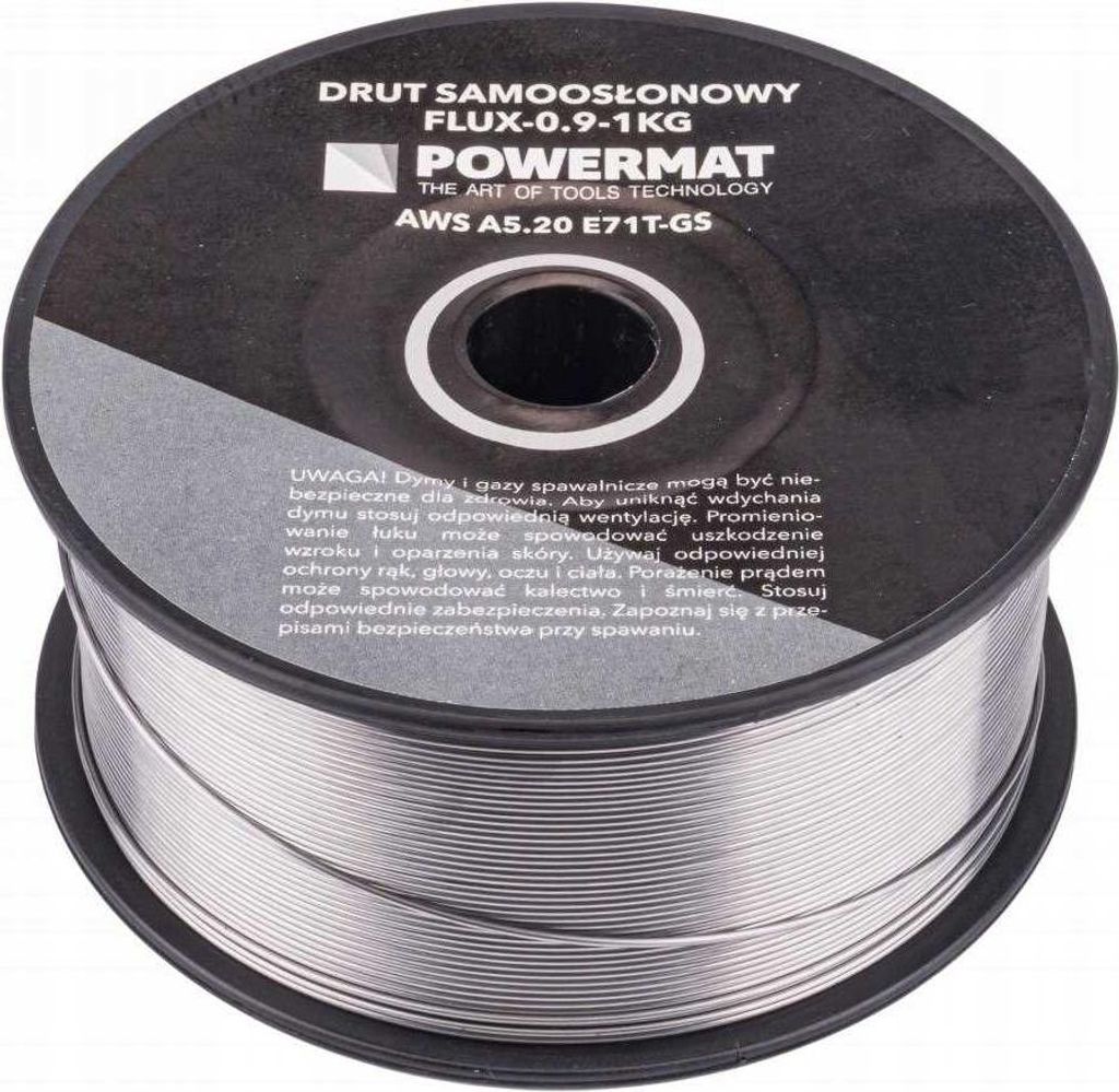 POWERMAT Zvárací drôt rúrkový 0,9mm 1kg FLUX-0.9-1KG Obrázok produktu 