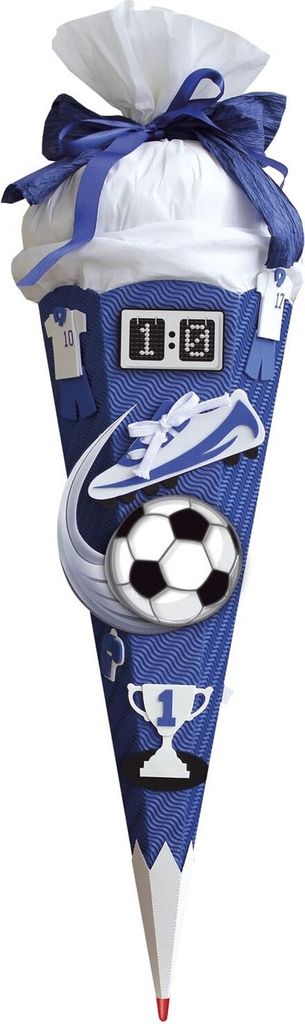 ROTH Kit de bricolage sac d'école Soccer bleu/blanc 68 cm, Image du produit 