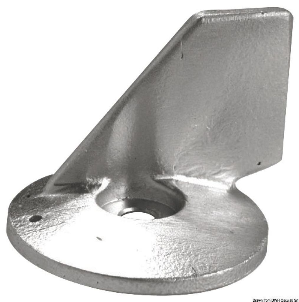 Aluminium fin Anode 55/85 HP + 40/70 4-stroke Osculati 43.272.82