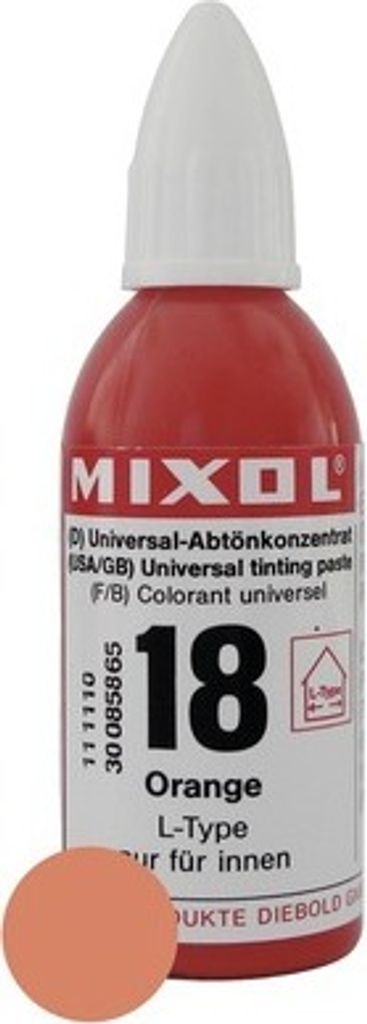 MIXOL® Abtönkonzentrat 18 orange 20 ml Produktbild 