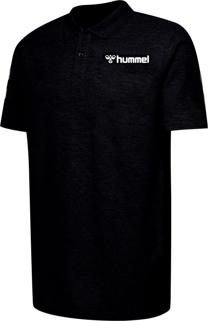 Hummel Kinder HMLGO Kids Baumwolle POLO - 205575, Farbe:2001 BLACK, Textil:128