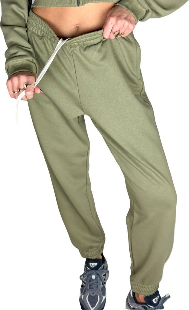 XANT, Jogginghose Damen, Sporthose Lang, Stoffhose, Trainingshose, Grün, XS/S