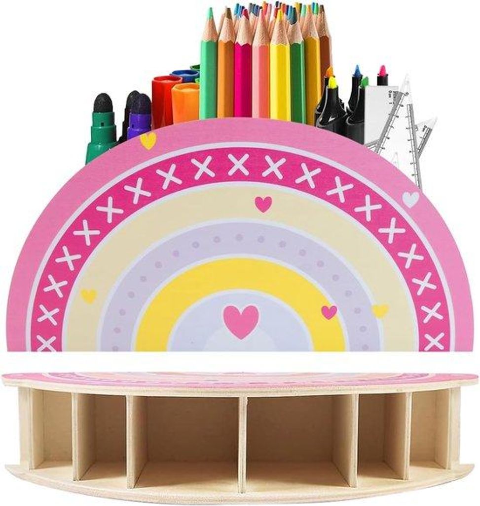 Regenbogenpapierhalter für Kinder - Büro-Organizer - bunt