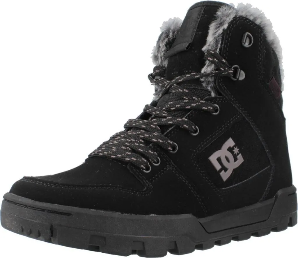 DC Manteca 4 Boot Noir - Baskets Montantes Fourrées pour Femme Style Skater