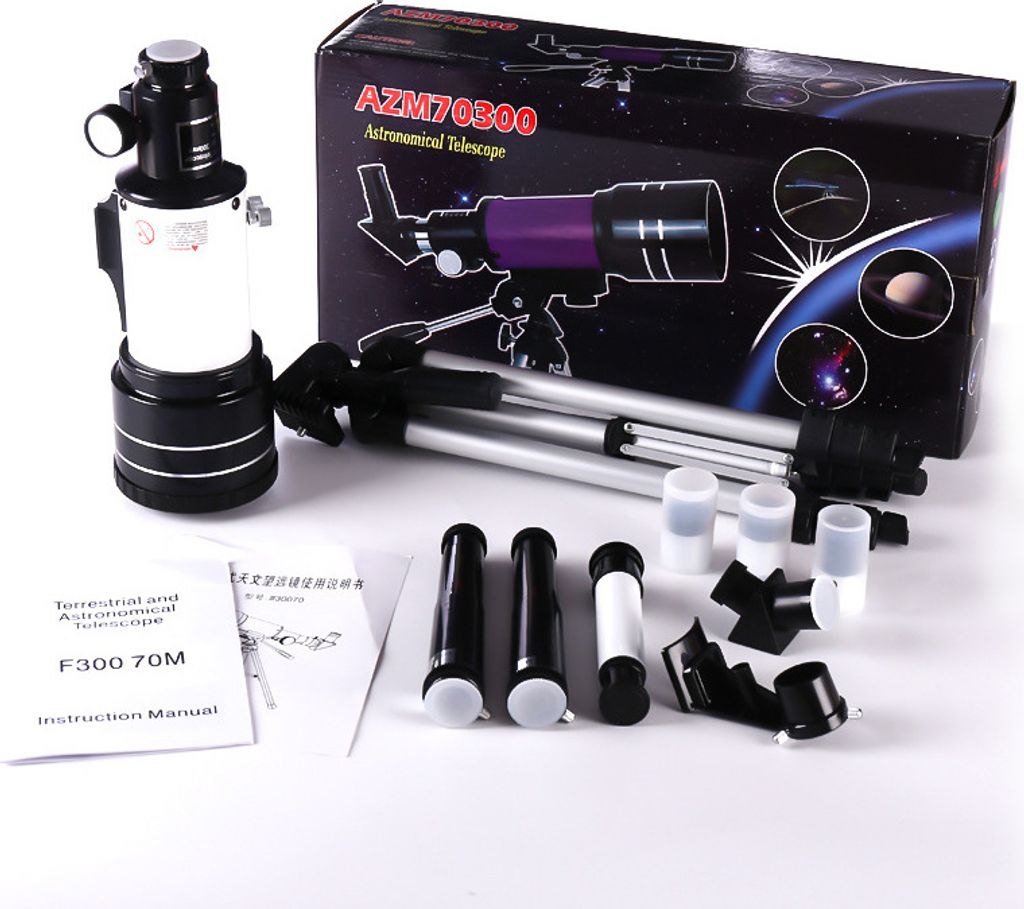 astronomický refrakční dalekohled s aperturou 70 mm a Obrázek produktu 3