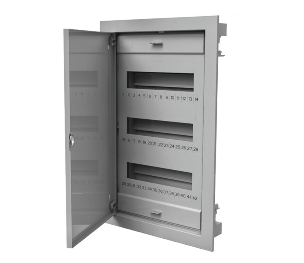 Modularer 3x12 Unterputz-Schaltschrank mit Metalltür IP40 Produktbild 