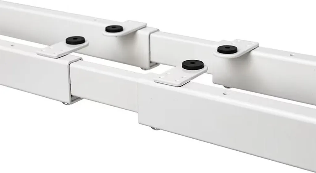 Structure de table stable E5W-EUV6 blanche contre les bureaux fragiles - 5