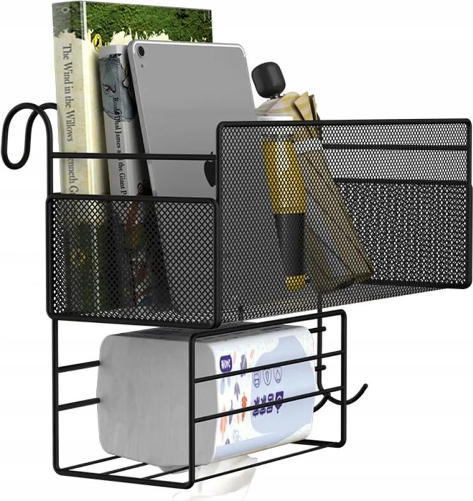 Organizzatore Nero Verk 27228 con Ganci - Design Loft Moderno - 5