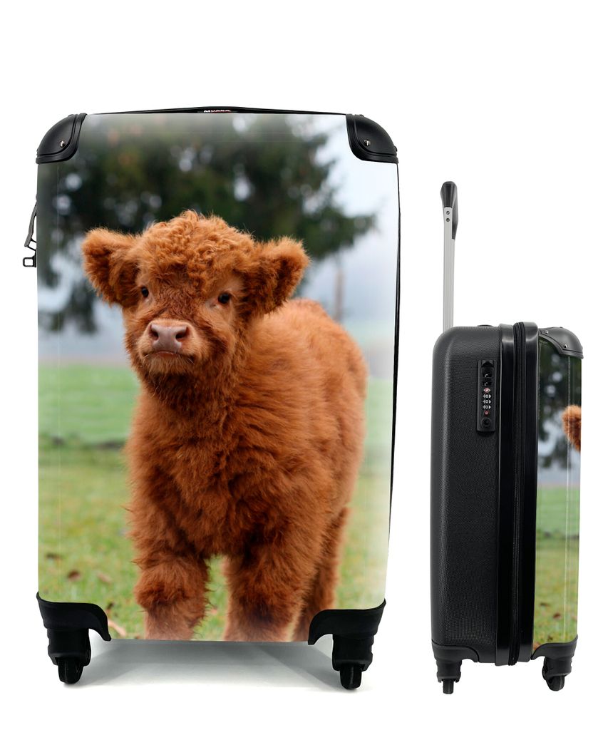 MuchoWow® Koffer Handgepäck Trolley Rollkoffer Kleine Produktbild 