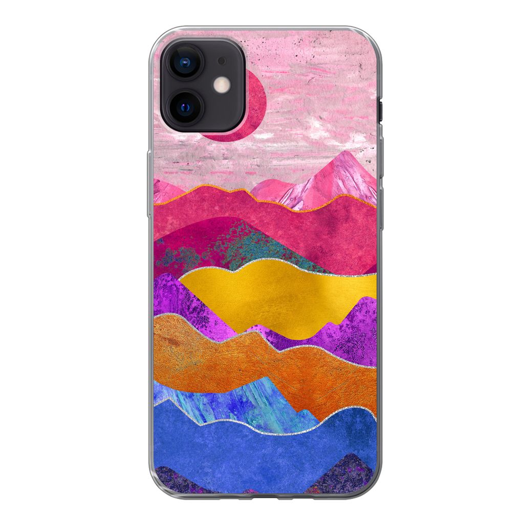 MuchoWow Handyhülle Schutzhülle Hülle für iPhone 12 mini Stolz - Bi - Marmor Silikon Softcase Handy Hülle - Bild