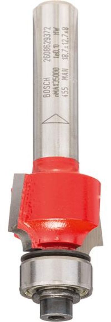 Abrundfräser Expert for Wood, 8 mm, D 18,7 mm, R1 3 mm, L 12,7 mm, G 55 mm