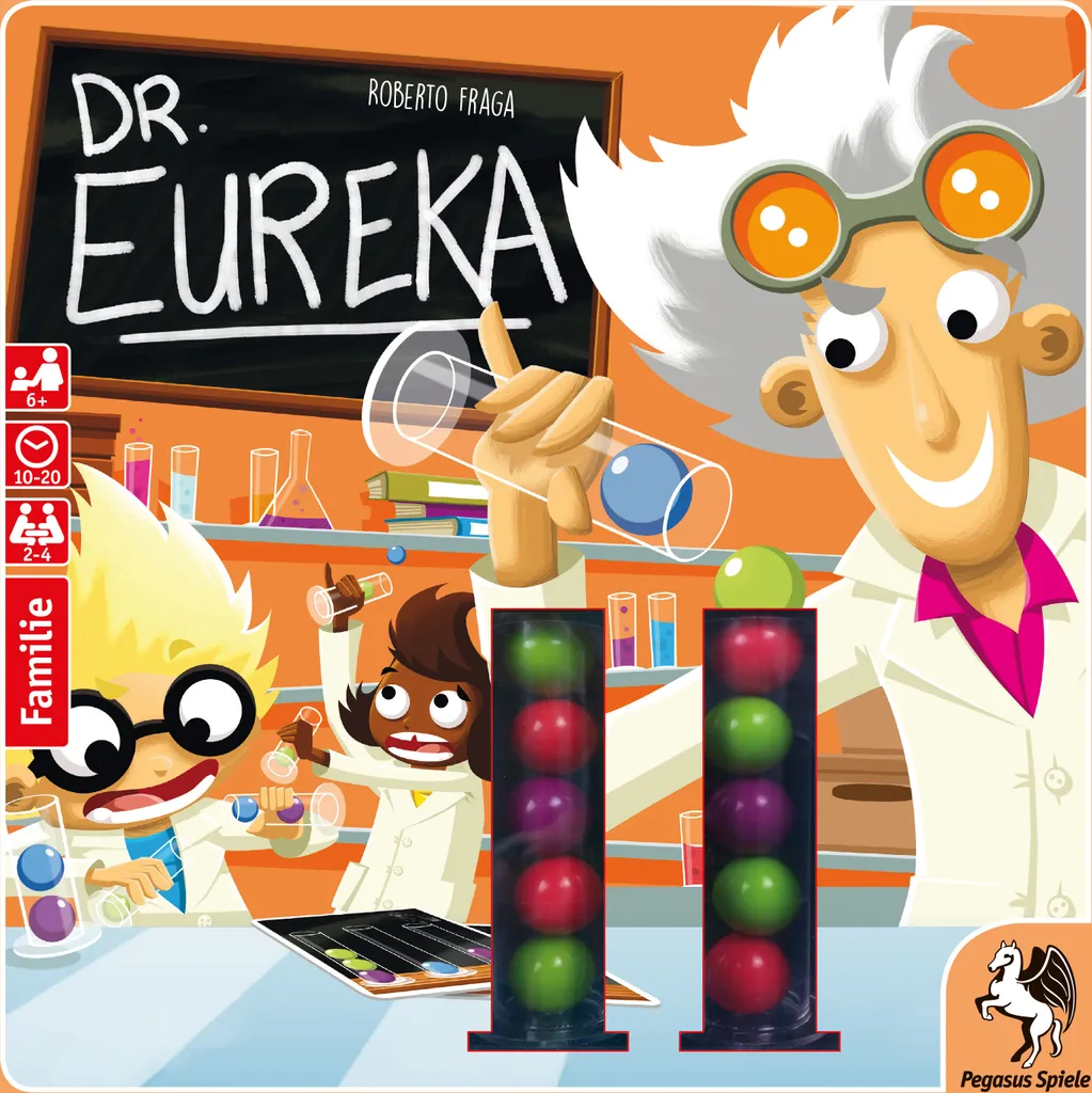 Jeu de Société de Manipulation Dr Eureka Labo de Chimie Ludique 6 Ans+ - 2