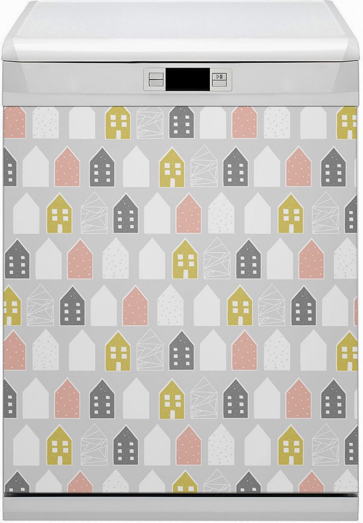Magnete Küche Magnetmatte Magnet für Spülmaschine Abwaschbar Dekor 60x80 cm - Muster skandinavisch