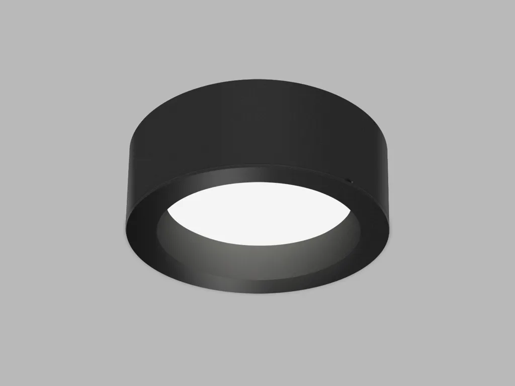 Plafonnier LED KAPA ON 19 Noir 25W avec Sélection de Teinte CCT Intégrée