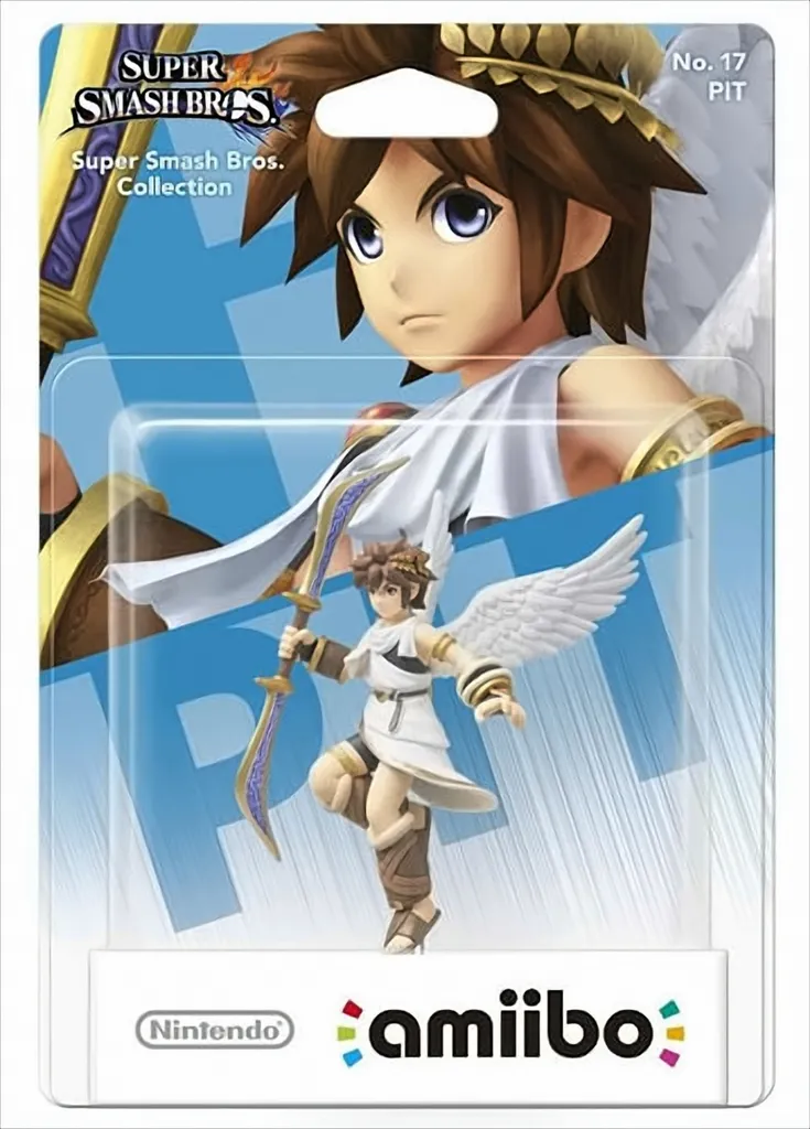 Figurine amiibo Smash Pit pour Nintendo Switch collection Super Smash Bros