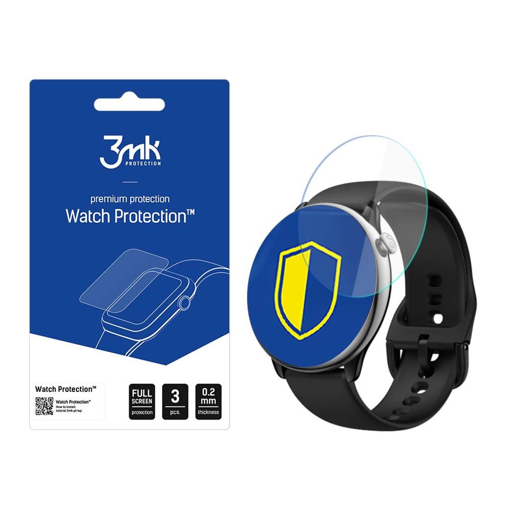3mk Display Schutzfolie Watch Protection für Amazfit GTR Mini 0,2mm (3 Stück)