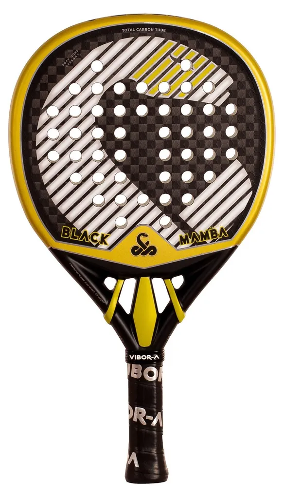 Raquette Padel Vibor-a Black Mamba Radical 12k 3.0 Multicolore Carbone