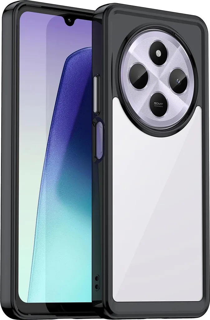 Offerta Cover Xiaomi Poco C75 / Redmi 14C Phonesta Hybrid - Nero