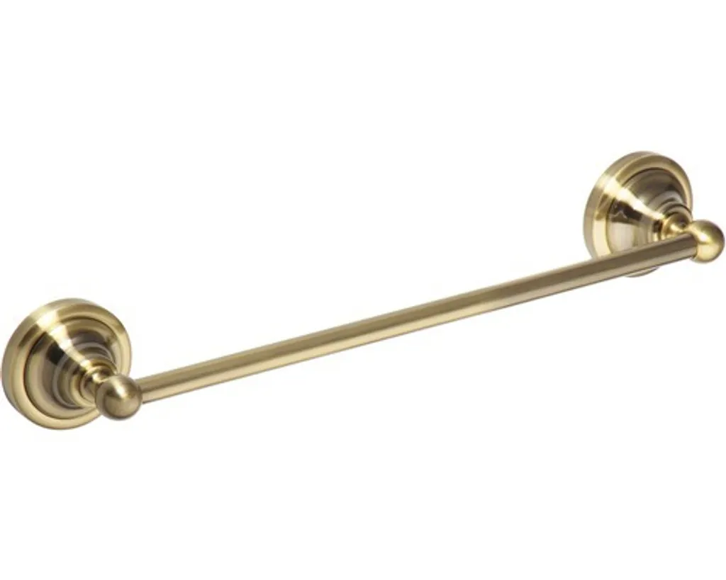 Porte-serviettes laiton bronze finition antique 36,5 cm haute résistance
